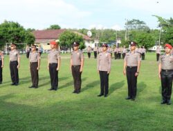 Polres Tulang Bawang Gelar Upacara Kenaikan Pangkat Setingkat Lebih Tinggi  Berikut Rinciannya