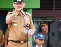 Pj Bupati M.Firsada Pimpin Apel Pagi di SMPN 9 Pulung Kencana