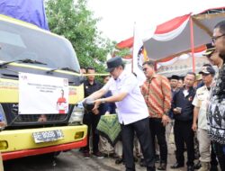 Pj Bupati M.Firsada Melepas Pendistribusian Logistik Pemilihan Umum Tahun 2024