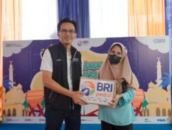 BRI Regional Office Bandar Lampung Bagikan Bantuan 1500 Paket Sembako