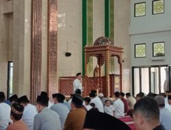 Marindo Bersama Jajaran OPD Shalat Id di Masjid Agung Al Asma’ul Husna