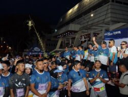 Gubernur Arinal dan Istri Ramaikan Lampung Half Marathon 