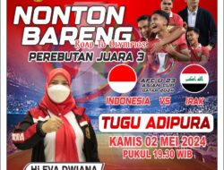 Pemkot Bandar Lampung Gelar Nobar Timnas U-23 Dihimbau Tidak Bawa Barang Berbahaya Dan Patuhi Lalu Lintas