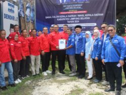 Bupati Lamsel Nanang Daftar Penjaringan Partai Demokrat
