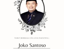 Kabar Duka Joko Santoso Anggota DPRD Lampung Meninggal Dunia
