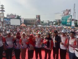 Eva Dwiana Terharu Menangis, Jalan Sehat HUT Kota Bandar Lampung Ke-342 di Hadiri Ribuan Masyarakat