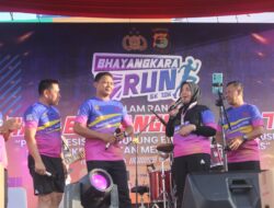 Walikota Eva Dwiana Ramaikan Bhayangkara Run 2024