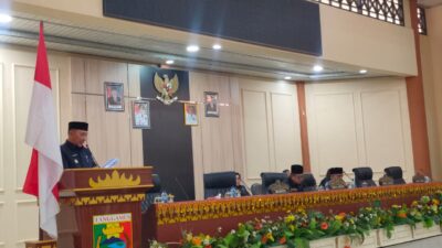 DPRD Tanggamus Sukses Rapat Paripurna Penyampaian Raperda DPRD 2024