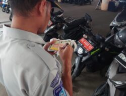 Bapenda Lampung Labeling Motor Penunggak Pajak