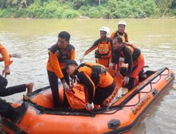 Maskuri Korban Tenggelam di Sungai Way Sekampung Ditemukan Tim SAR Gabungan Dalam Keadaan Meninggal Dunia