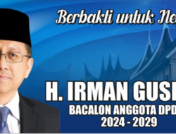 Usai PSU, Irman Gusman, Mantan Terpidana Korupsi Impor Gula Lolos Anggota DPD