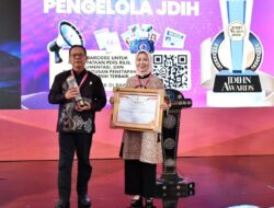 Kembali Sekretariat DPRD Lampung Raih Penghargaan Ke Lima JDIH Award