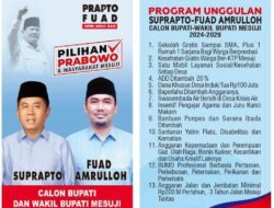 Ini 13 Program Unggulan Prapto-Fuad untuk Mesuji Maju