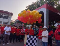 Meriah! Jalan Sehat di Dies Natalis ke-59 FH Unila Dihadiri Ribuan Peserta