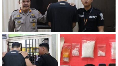 Polres Tanggamus Tangkap Pengedar Sabu di Semaka Dengan BB 75 Gram