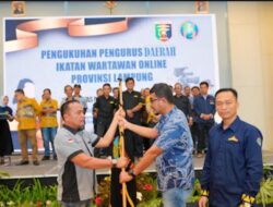 Arpani Dilantik Ketua PD IWO Tubaba, Siap Jalankan Program Kerja 2025