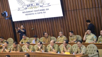 Pj Bupati Tulang Bawang Barat Firsada Ikut RDP di Komisi II DPR RI