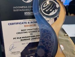 PT PLN Nusantara Power UP Bandar Lampung Raih Penghargaan Indonesia Corporate Sustainability Award