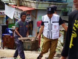 Korban Banjir di Teluk Betung Selatan Dapat Bantuan 1000 Nasi Kotak Dari BRI Regional Office Bandar Lampung 