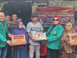 Pengda TP Sriwijaya dan Srikandi TP Sriwijaya Lampung Ulurkan Tangan untuk Korban Banjir Kota Karang