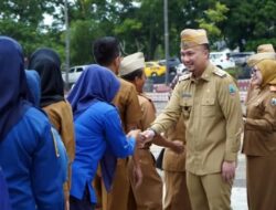 Wabup Lamsel Pandu Kesuma Dewangsa Pamit Dengan ASN Lamsel dan Berikan Pesan Mendalam