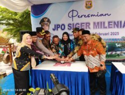 Walikota Bandar Lampung Eva Dwiana Resmikan JPO Siger Milenial 