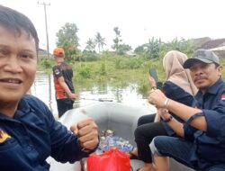 Lagi,  IWO Lampung Gelar Aksi Sosial untuk Korban Terdampak Korban Banjir Dengan Bagikan Ratusan Nasi Kotak