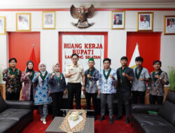 Bupati Lamsel Egi Terima Audensi Pengurus HMI