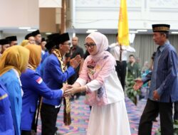 Wagub Jihan Hadiri Halal Bihalal dan Sekaligus Pelantikan Pengurus PMII