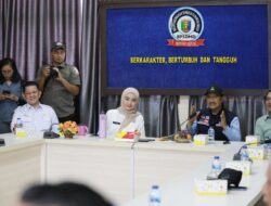 Anggota Komisi VIII DPR RI Aprozi Alam Dampingi Menteri Sosial Saifullah Yusuf Kunjungi Rencana Lokasi Sementara Sekolah Rakyat di Komplek Kantor BPSDM Provinsi Lampung