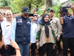 Wali Kota Bandar Lampung Eva Dwiana Dampingi Mensos Saifullah Yusuf Saat Pantau Siswa Sekolah Rakyat