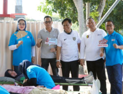 Pemkab Lamsel Gelar Donor Darah Bersama PMI