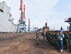 Lanal Lampung Dukung Pengamanan Kapal Perang Asing di Pelabuhan Panjang