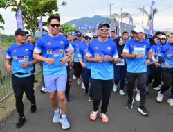 Gubernur Mirza Ikut Lari Bersama Ribuan Pelari di Senaya Beach, Krakatau Beach Run 2025 Jadi Magnet Wisata Baru Lampung Selatan