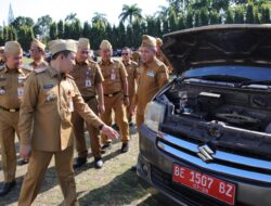 Sekda Cek Kendaraan Dinas 