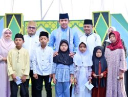 Bupati Egi Hadiri Maulid Nabi di Mekar Jaya, Santuni Anak Yatim dan Janjikan Jalan Dibangun 2026