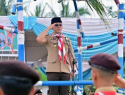 Apel Besar Hari Pramuka ke-64, Bupati Egi: Generasi Muda Harus Tangguh dan Berkarakter