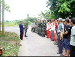 Peduli Lingkungan, Prajurit Yonif 9 Marinir dan Masyarakat Sama-sama Gotong Royong