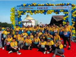 Semarak POLICE Women Fun Run, Club GO RUN PTPN IV Regional V Hadirkan Energi Positif Holding Perkebunan Nusantara