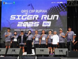 QRIS Tap Diluncurkan di Siger Run 2025, Wagub Ajak Warga Melek Digital