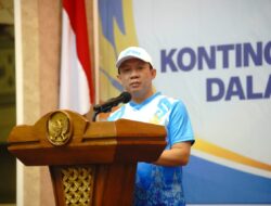 Gubernur Lampung Lepas Kontingen Korpri Provinsi Lampung Ke Pornas XVII Di Palembang