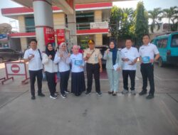 UPTD Wilayah I Bandar Lampung Gelar Sosialisasi dan Edukasi di SPBU Hingga Poskeskel 