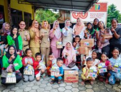 Tim Pembina Posyandu Lampung Salurkan Bantuan Susu, Dukung Gerakan Nasional Cegah Stunting