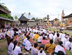 Bupati Egi Resmikan Balai Banten Pura Puseh Kertibuana, Simbol Harmoni Umat di Desa Bali Agung