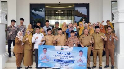 Lampung Selatan Berangkatkan Kafilah MTQ Tingkat Provinsi, Wabup Syaiful Tegaskan Penguatan Identitas Religius Daerah