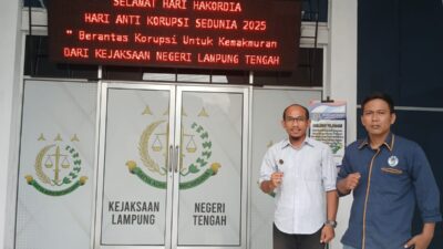 Dugaan Korupsi Dana Hibah Kesra dan Kesbangpol, DPP KAMPUD Penuhi Jadwal Wawancara Di Kejari Lampung Tengah