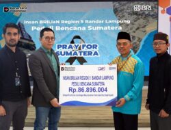 YBM BRILiaN Terima donasi Insan BRILiaN BRI Region 5 Bandar Lampung