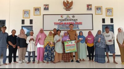 BLT-DD Tahap Akhir Desember 2025 Disalurkan untuk 12 KPM Lansia di Karta Sari