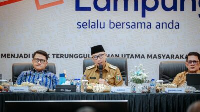 Ketua DPRD Ahmad Giri Akbar Hadiri Rapat Koordinasi Strategis Bank Lampung