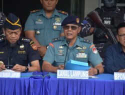 Pangkalan TNI AL Lampung Gagalkan Peredaran Arak Bali Ilegal di Pelabuhan Bakauheni